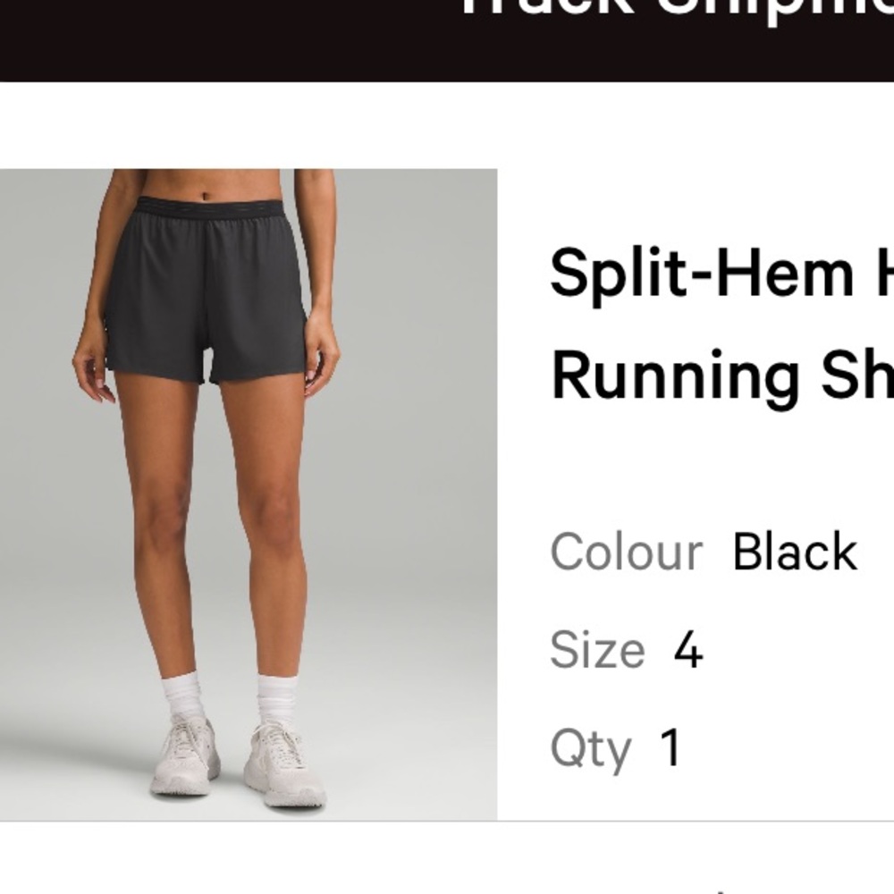 Lululemon split hem high rise 3”